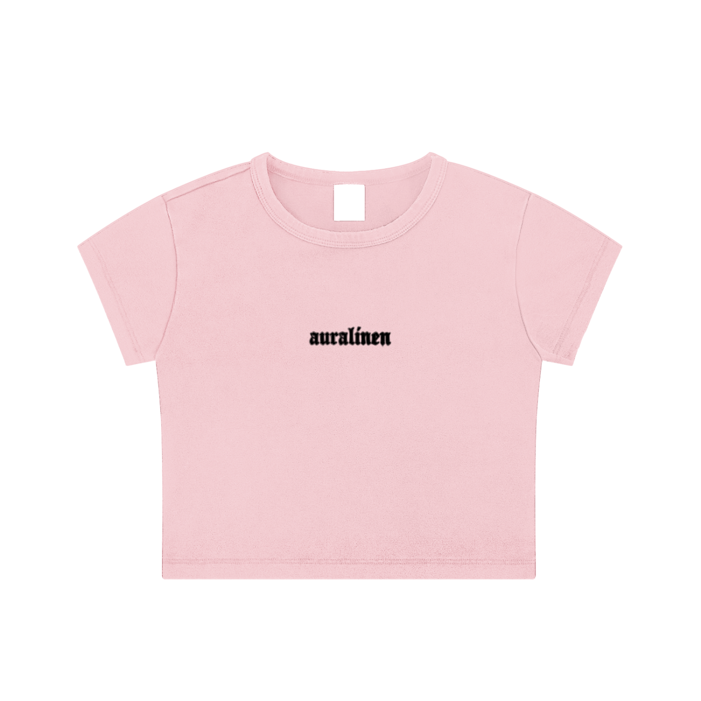Snow Washed Crop Top - Aura Linen