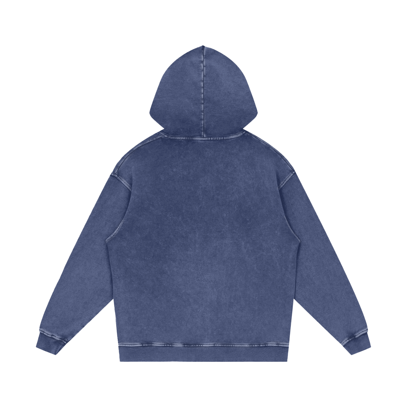 Logo Acid Wash Oversize Hoodie - Aura Linen