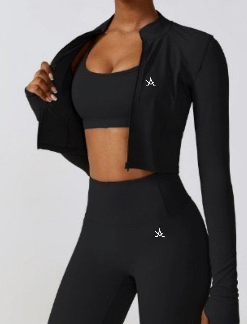 Women's Performance Athletic Coat - Ultimate Comfort and Flexibility - Aura Linen