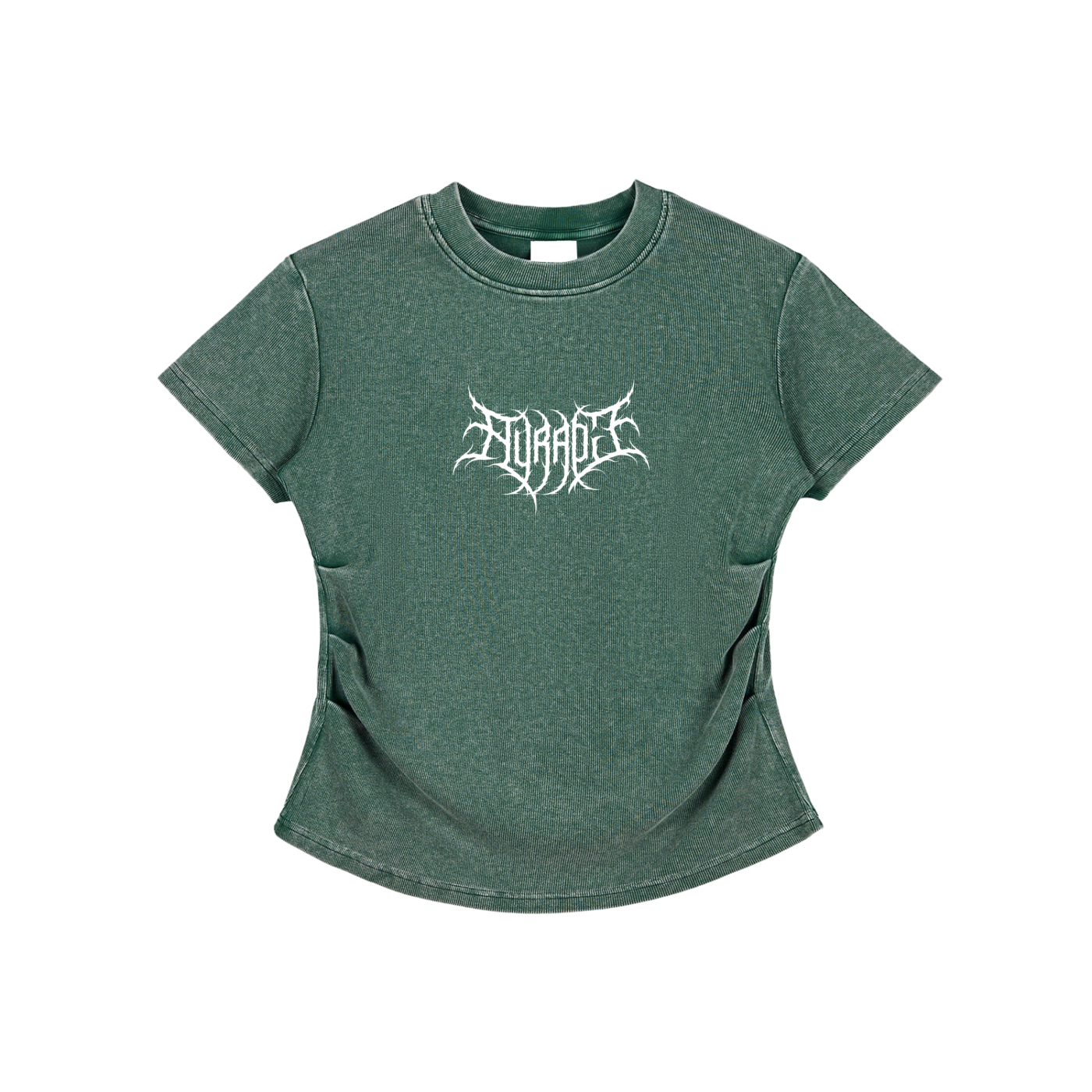 Vintaged Bodycon Cotton T-Shirt - Aura Linen