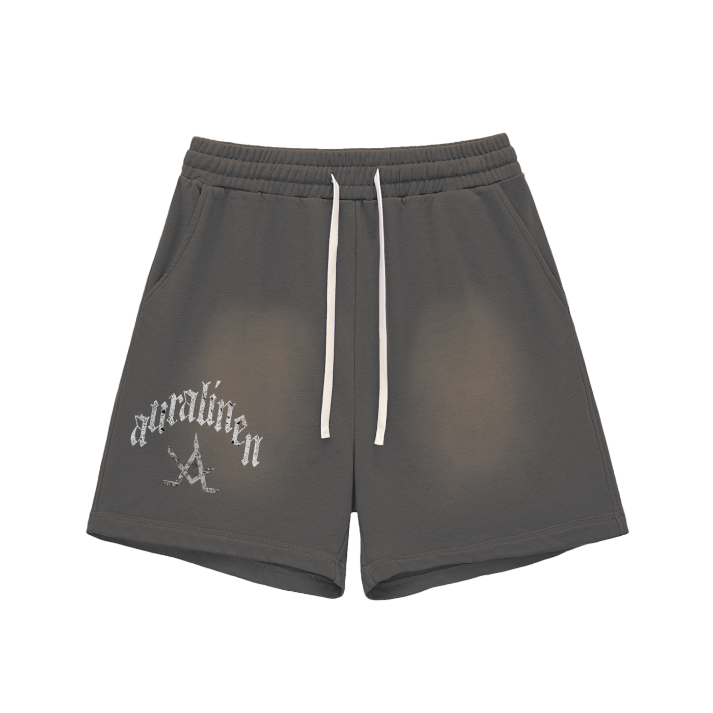 Sun Fade Raw Edge Shorts - Aura Linen