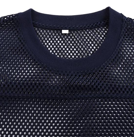 Premium Streetwear Mesh Aura Jersey - Aura Linen