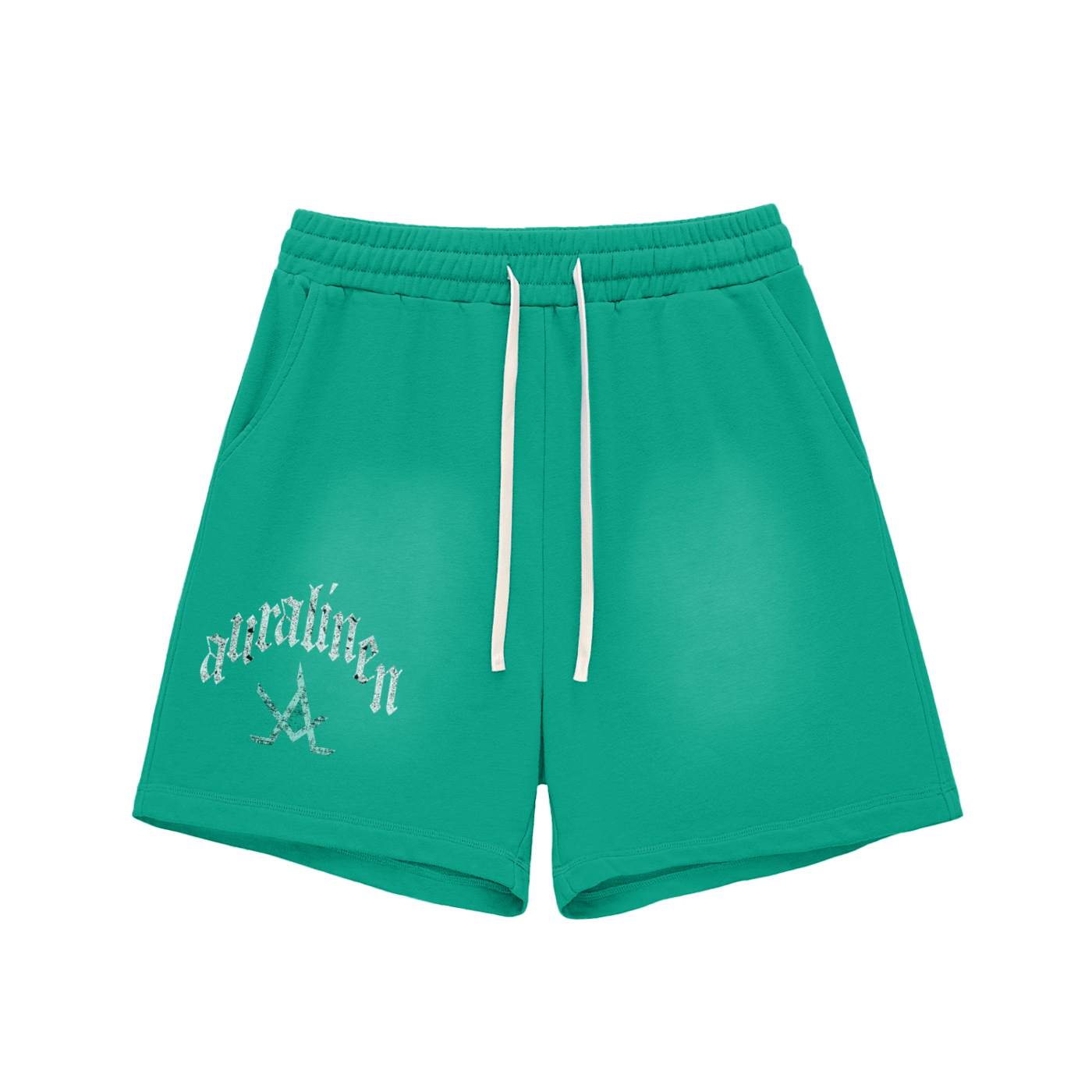 Sun Fade Raw Edge Shorts - Aura Linen
