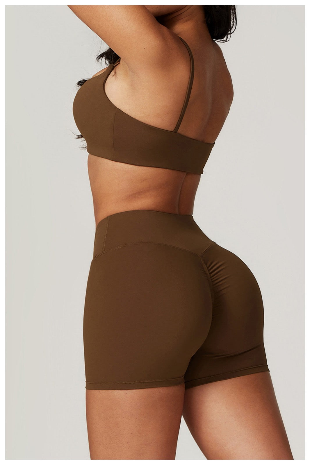 Aura crossover shorts - Aura Linen