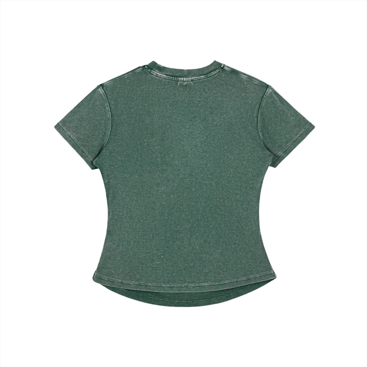 Vintaged Bodycon Cotton T-Shirt - Aura Linen