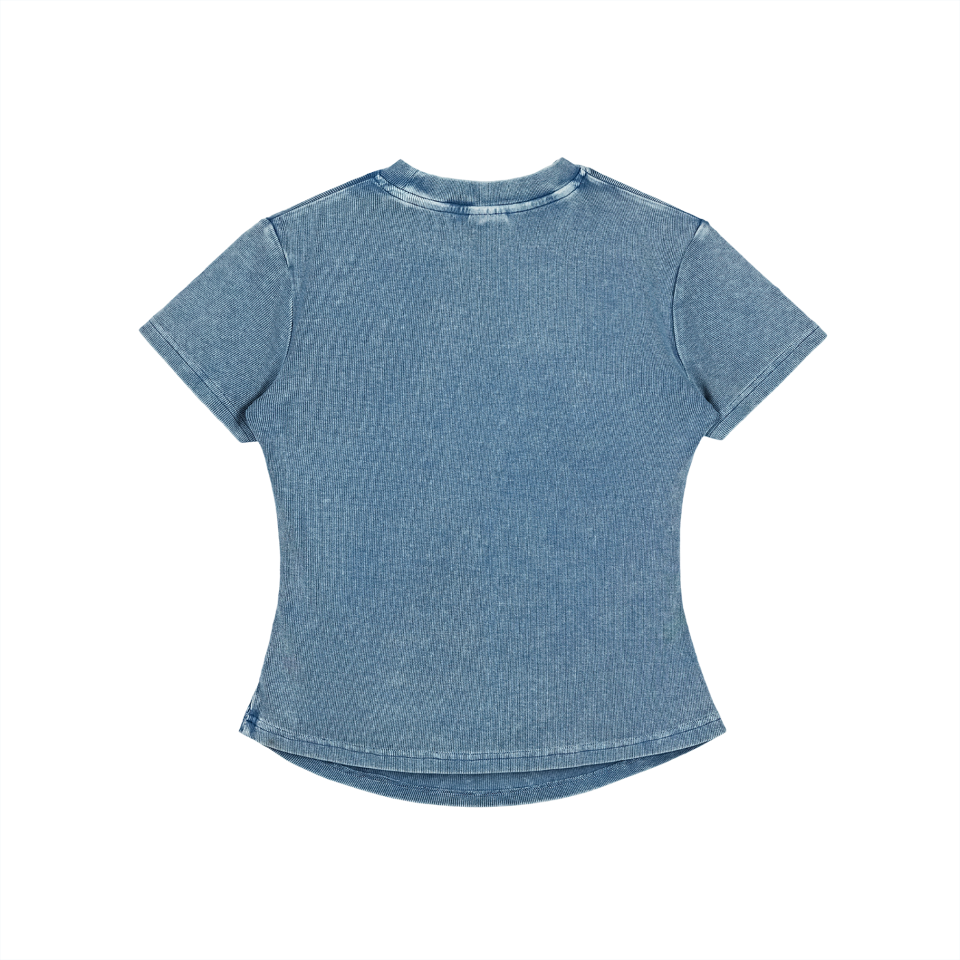 Vintaged Bodycon Cotton T-Shirt - Aura Linen