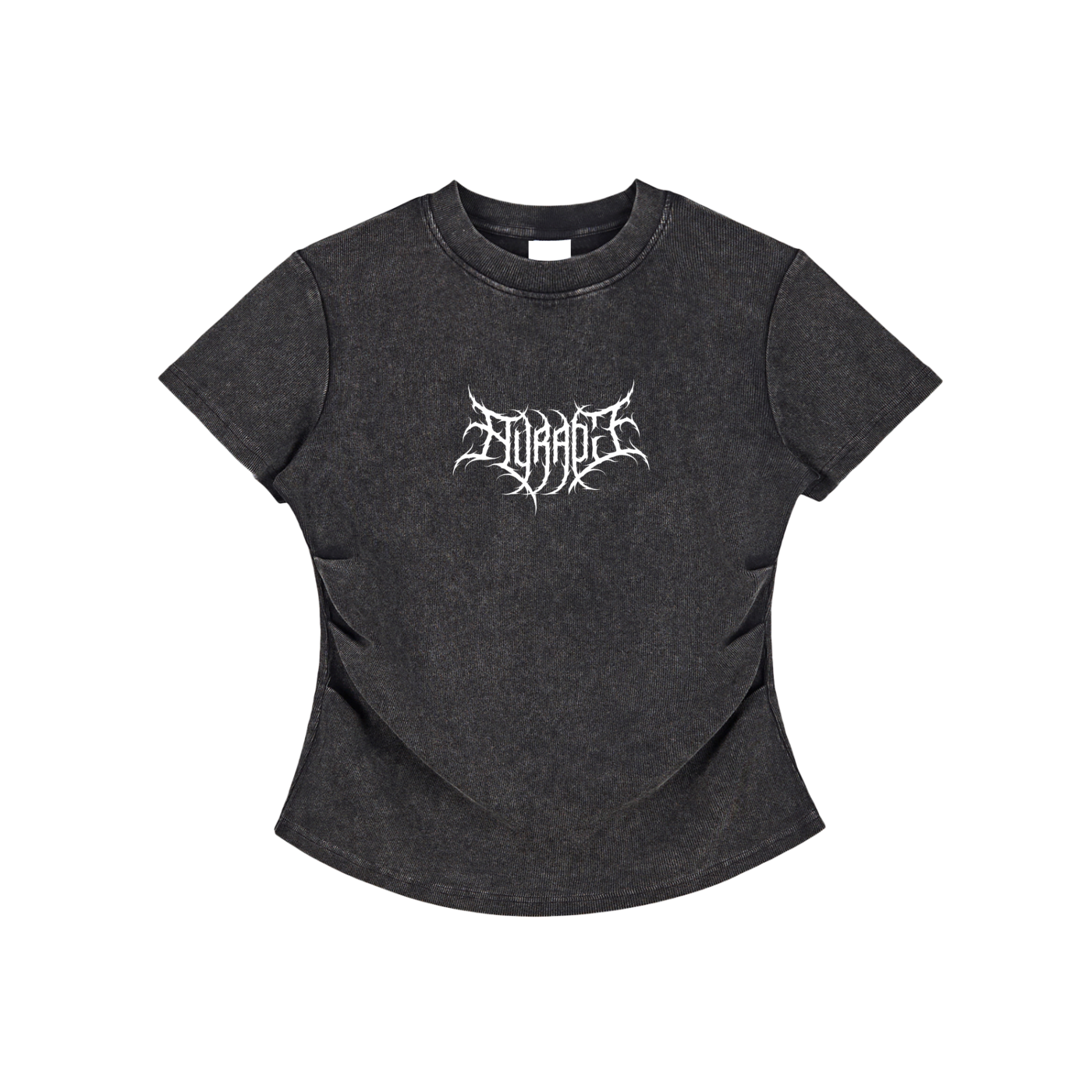 Vintaged Bodycon Cotton T-Shirt - Aura Linen