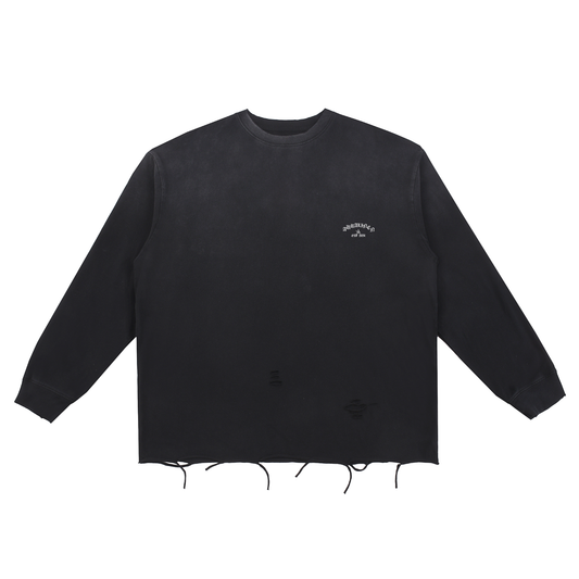Raw Edge Cotton T-Shirt - Aura Linen