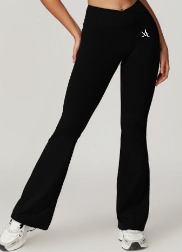 Aura crossover leggings - Aura Linen