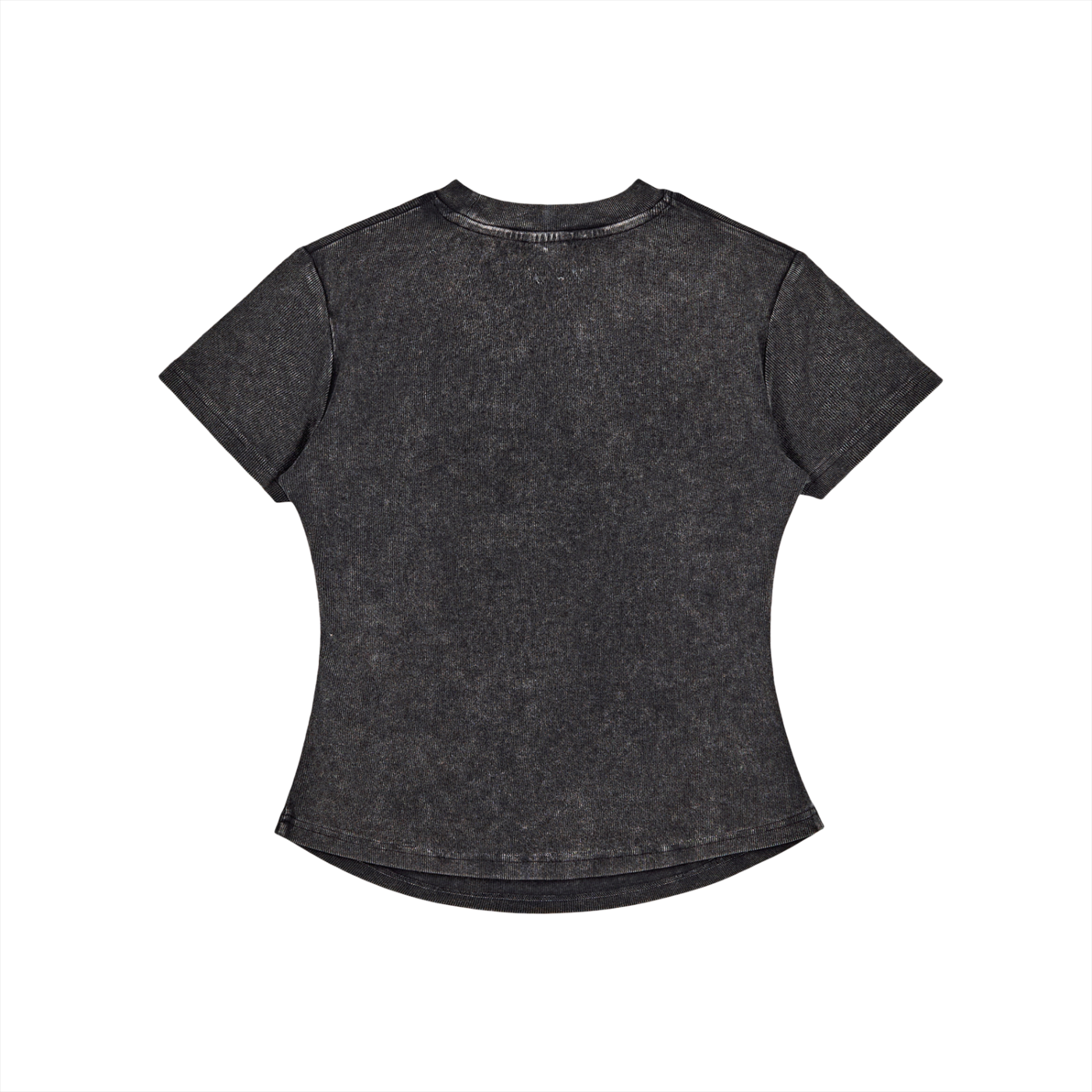 Vintaged Bodycon Cotton T-Shirt - Aura Linen