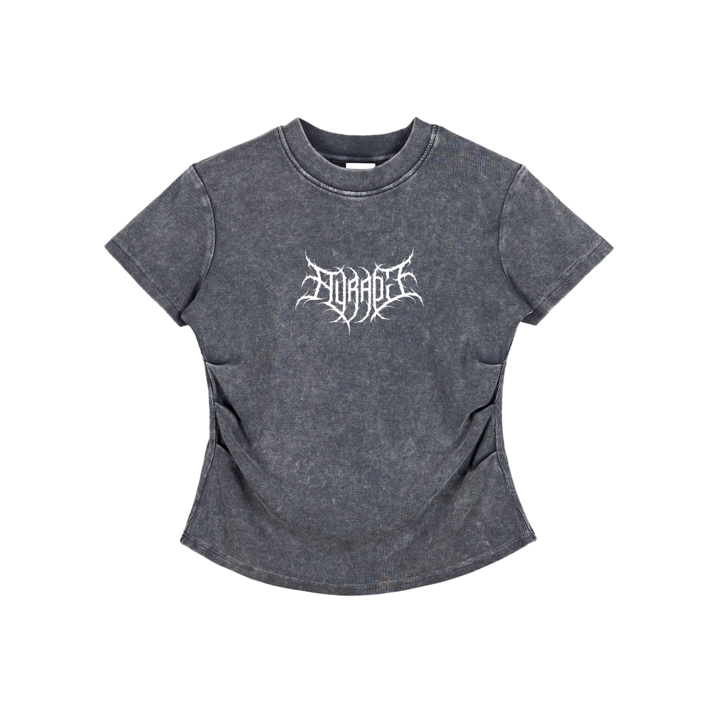 Vintaged Bodycon Cotton T-Shirt - Aura Linen