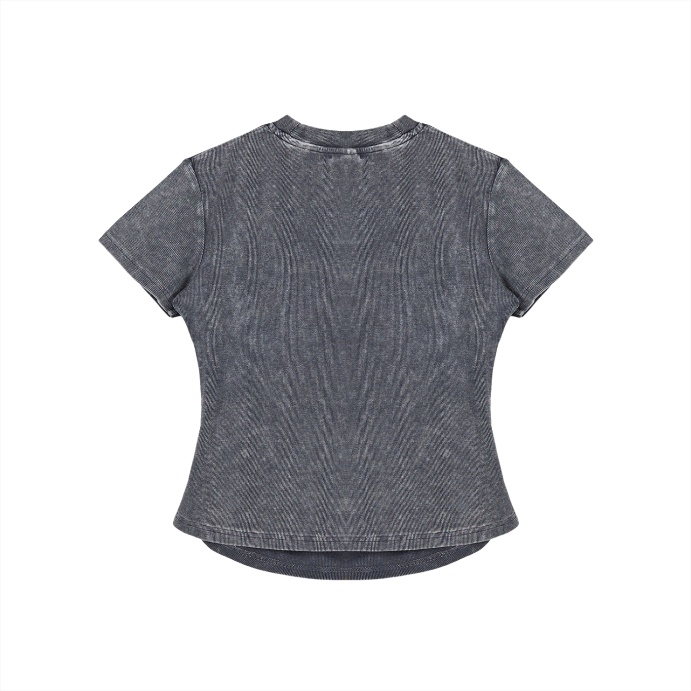 Vintaged Bodycon Cotton T-Shirt - Aura Linen