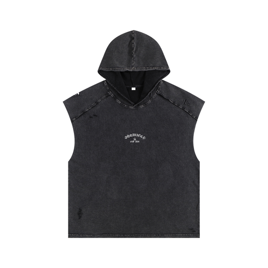 Doberman Hooded Tank Top - Aura Linen