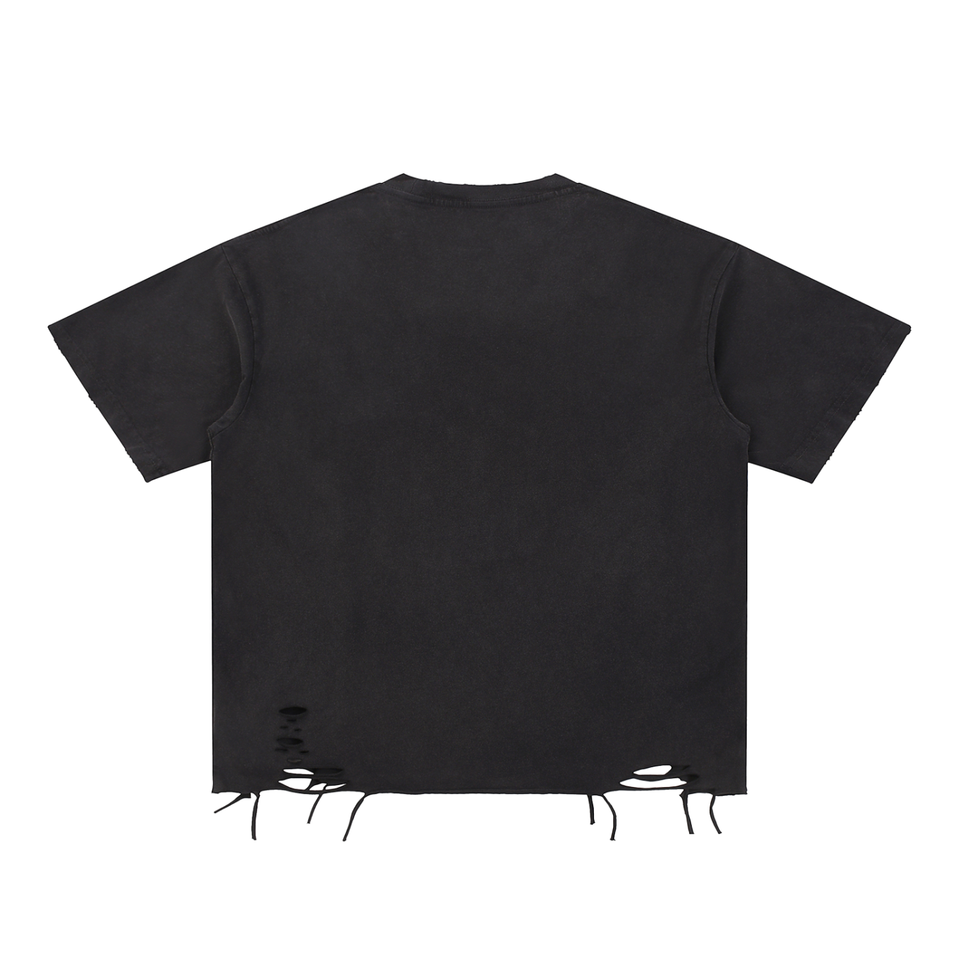 Raw-Hem T-Shirt - Aura Linen