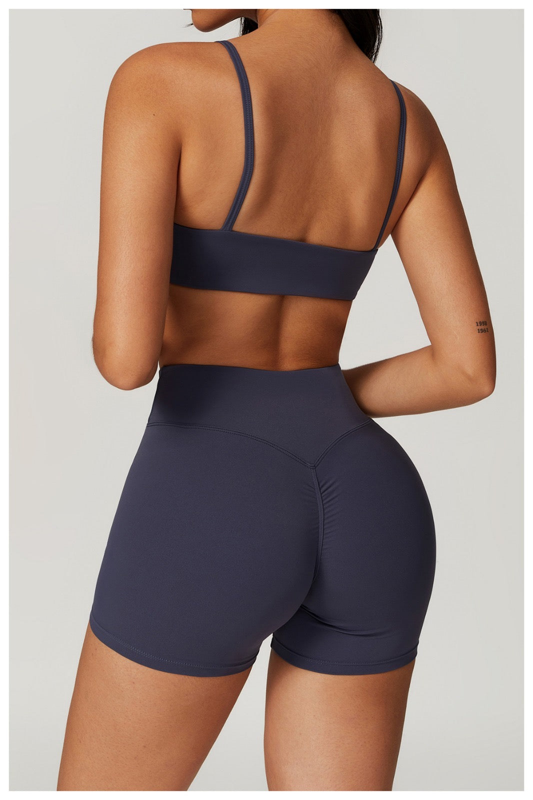 Aura crossover shorts - Aura Linen