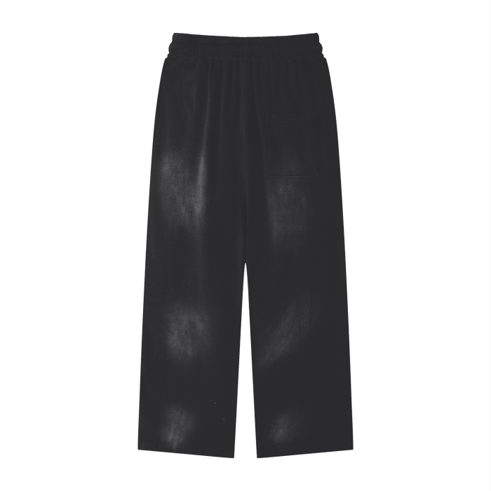 Effortless athleisure monkey wash loose-fit sweatpants