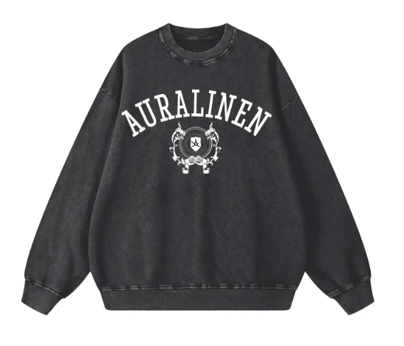 Unisex Acid Wash Oversized Sweater