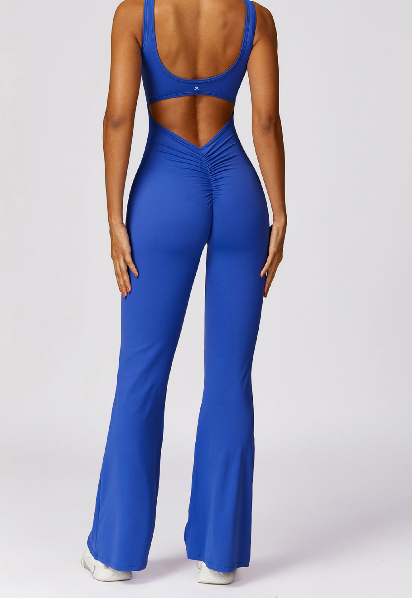Slate Active Bodysuit – Flared Leg Jumpsuit - Aura Linen