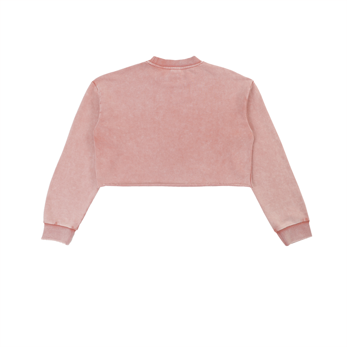 Raw Edge Cropped Sweatshirt - Aura Linen