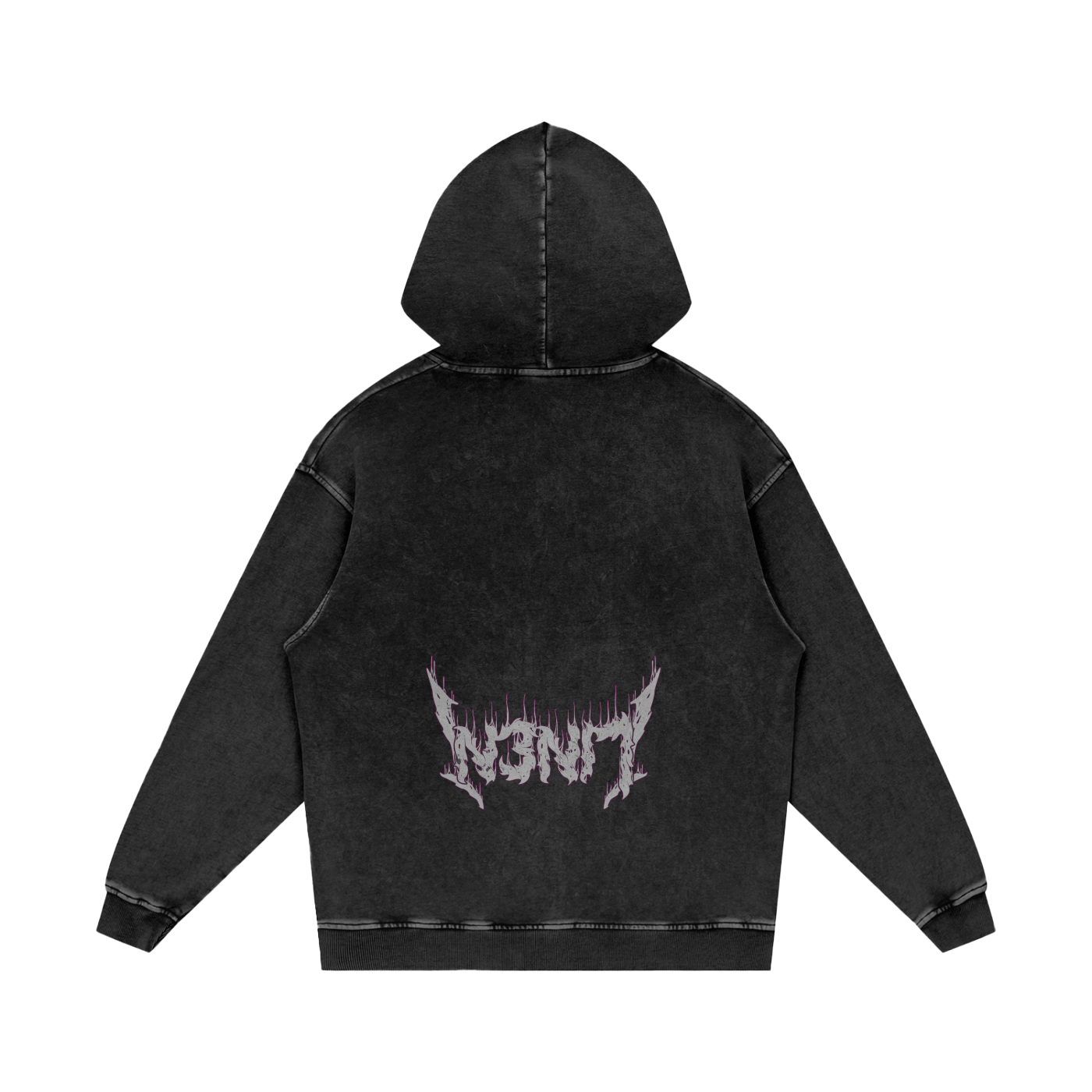 Acid Wash Oversize Hoodie