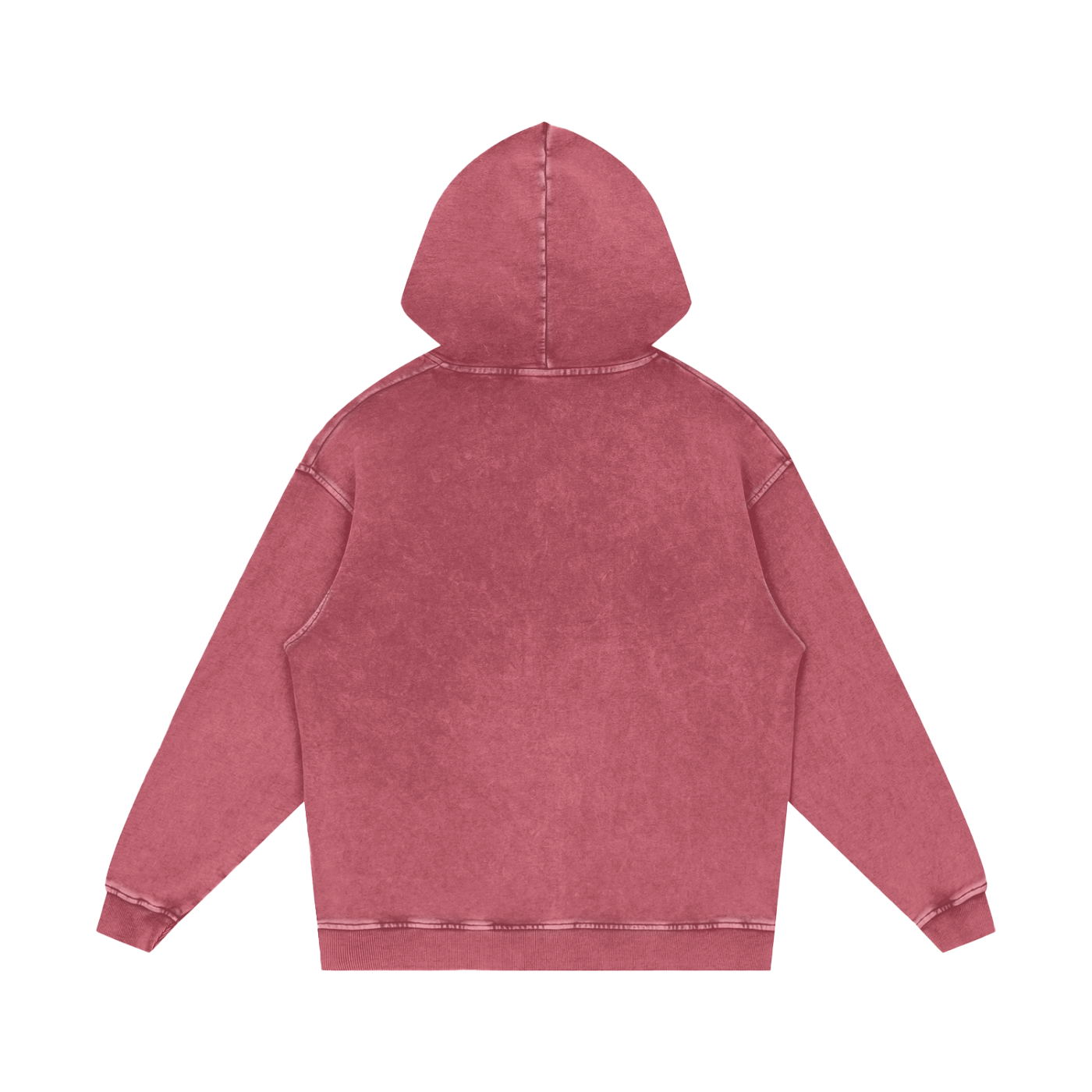 Logo Acid Wash Oversize Hoodie - Aura Linen